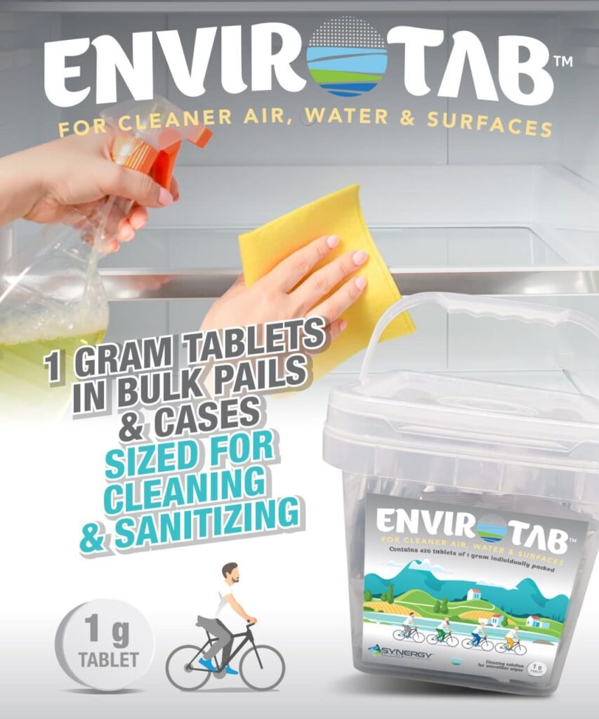 Envirotab for Cleaning - 420 x 1g tablets/pail 
