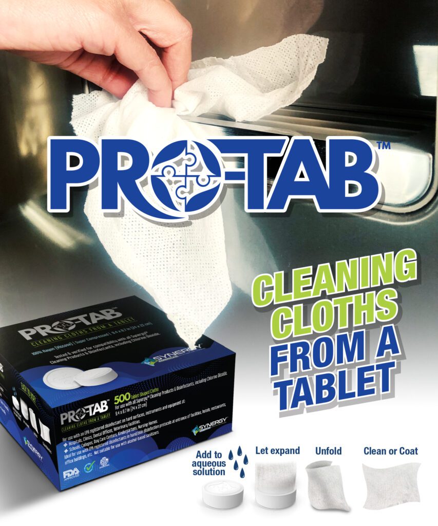 ProTab Compressed Cleaning Cloths - 500/box