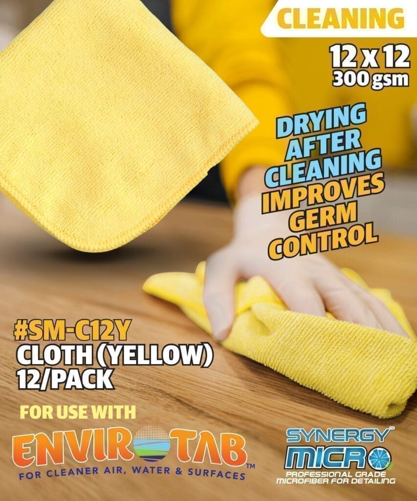 yellow microfiber for use with Envirotab