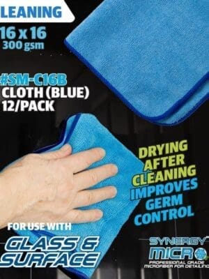 Microfiber for drying and dusting.