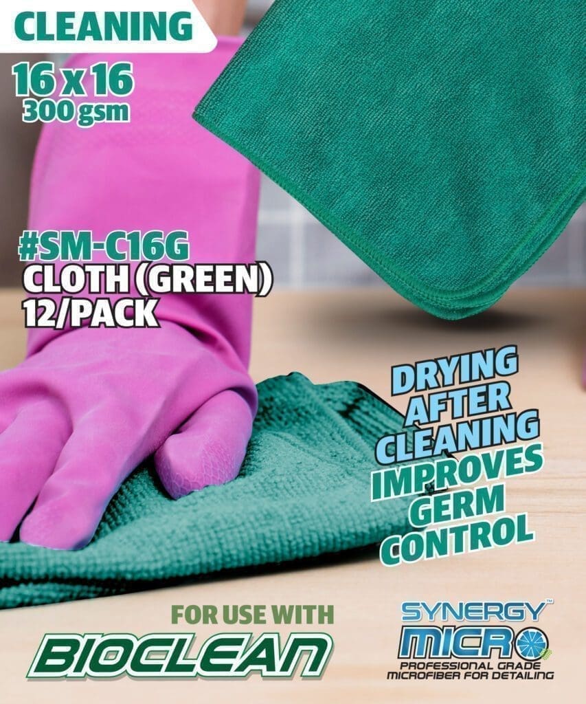 Microfiber for dusting and cleaning