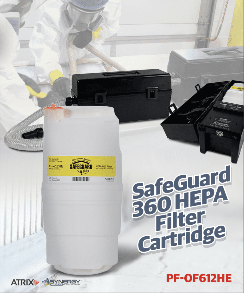 SafeGuard HEPA Filter Cartridge for Omega Abatement Vac